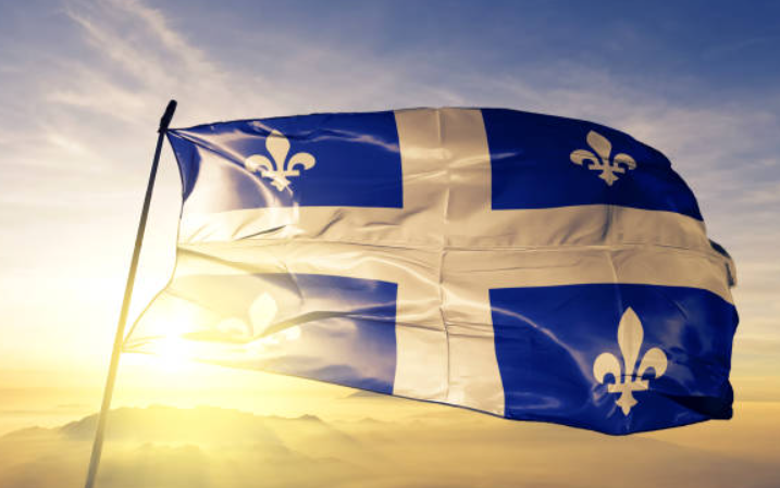 bandera de la provincia de Quebec