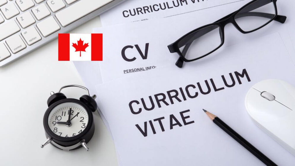 CV para trabajar en Quebec